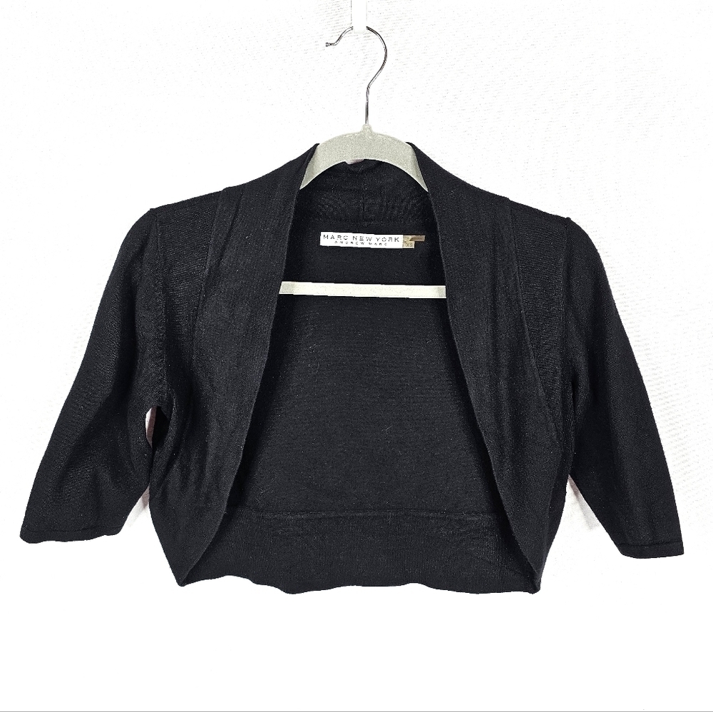 Marc New York Black Shrug Sweater
